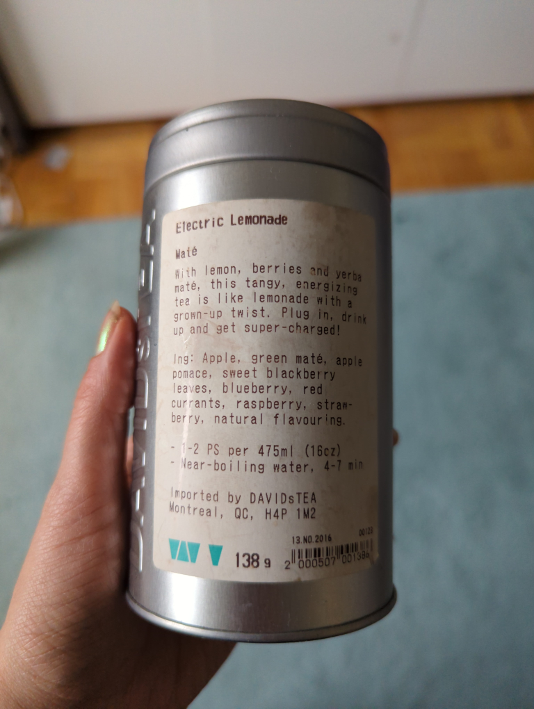 expired David's tea