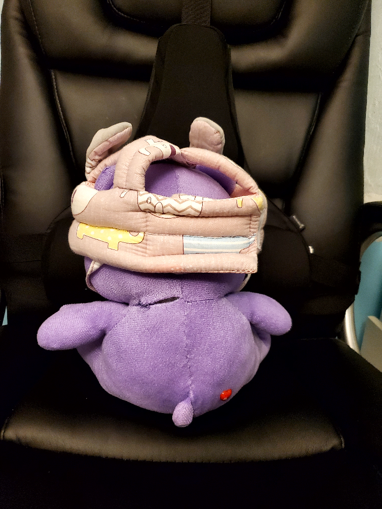 Adjustable infant helmet for crawling/ walking image indicator(3)