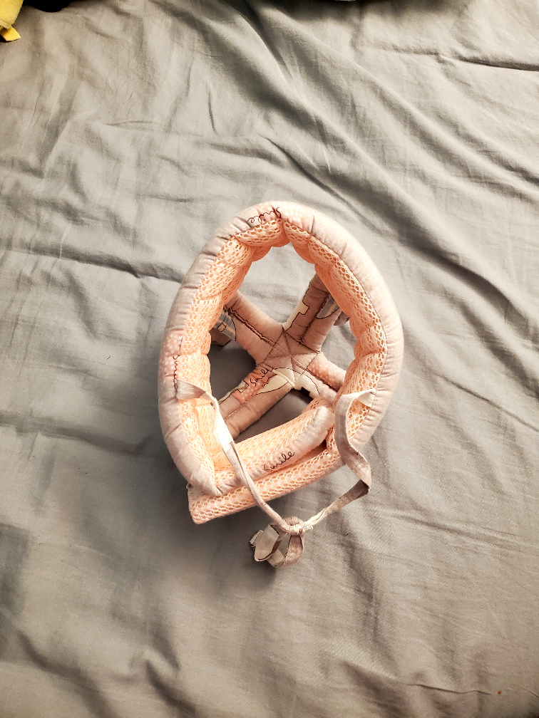 Adjustable infant helmet for crawling/ walking image indicator(6)