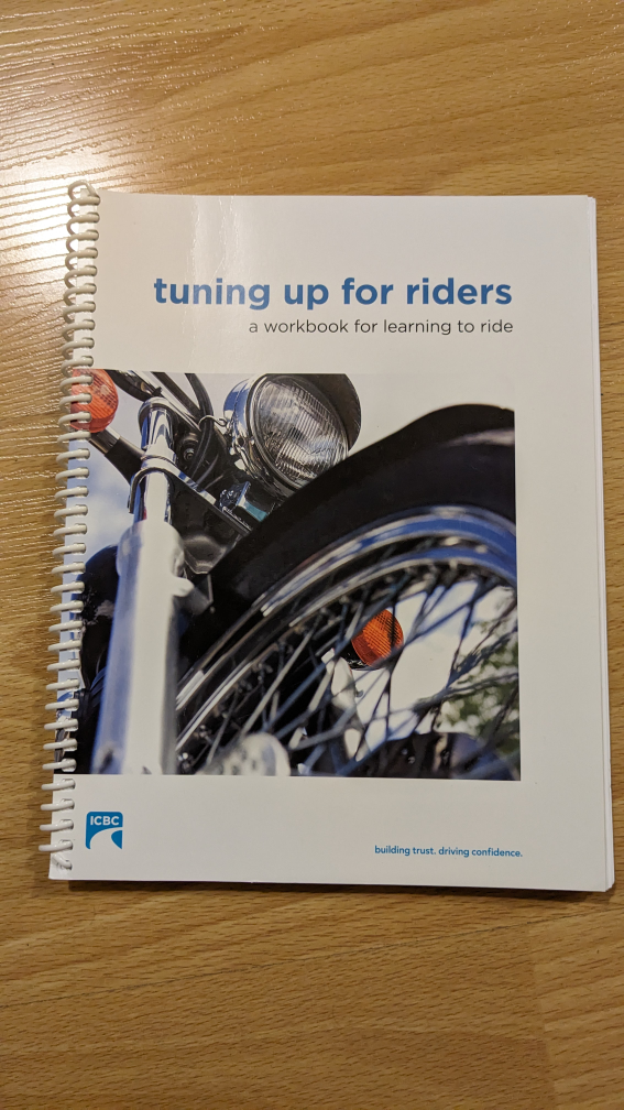 ICBC motorbike book
