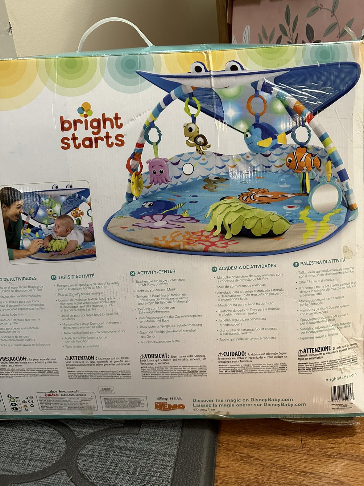 Reduced! Disney Baby play gym- “Finding Nemo” theme thumbnail