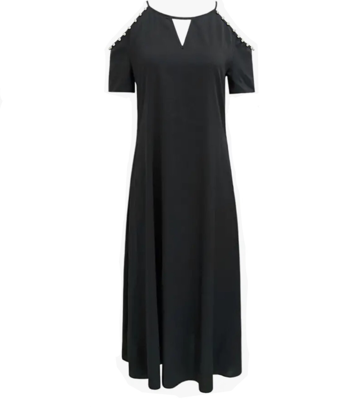 Elegant Long Black Dress - photo 2