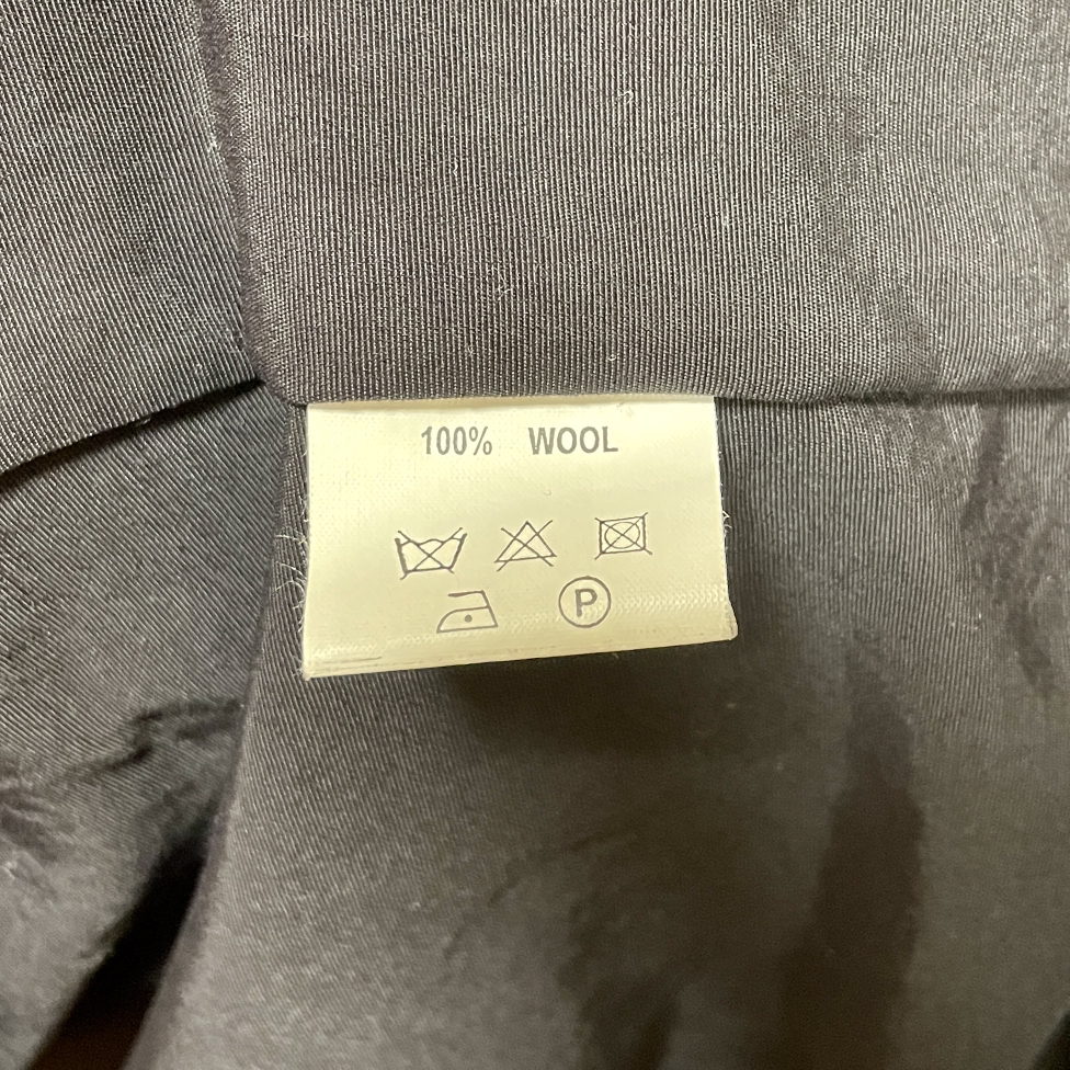 100% Wool Midi Coat Dark Grey Sz M image indicator(5)