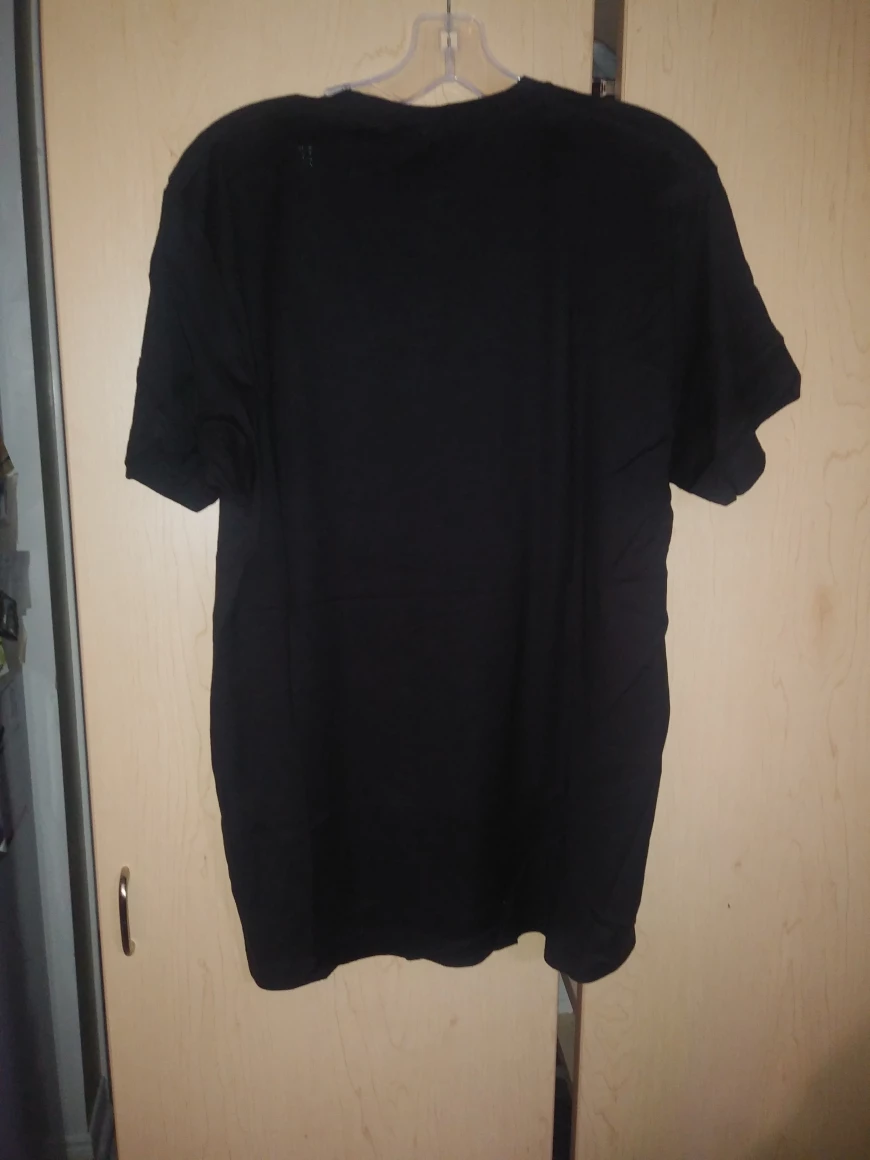 NEW!!!       HALLOWEEN TIME - Black T-shirt Skeleton Bones image indicator(2)