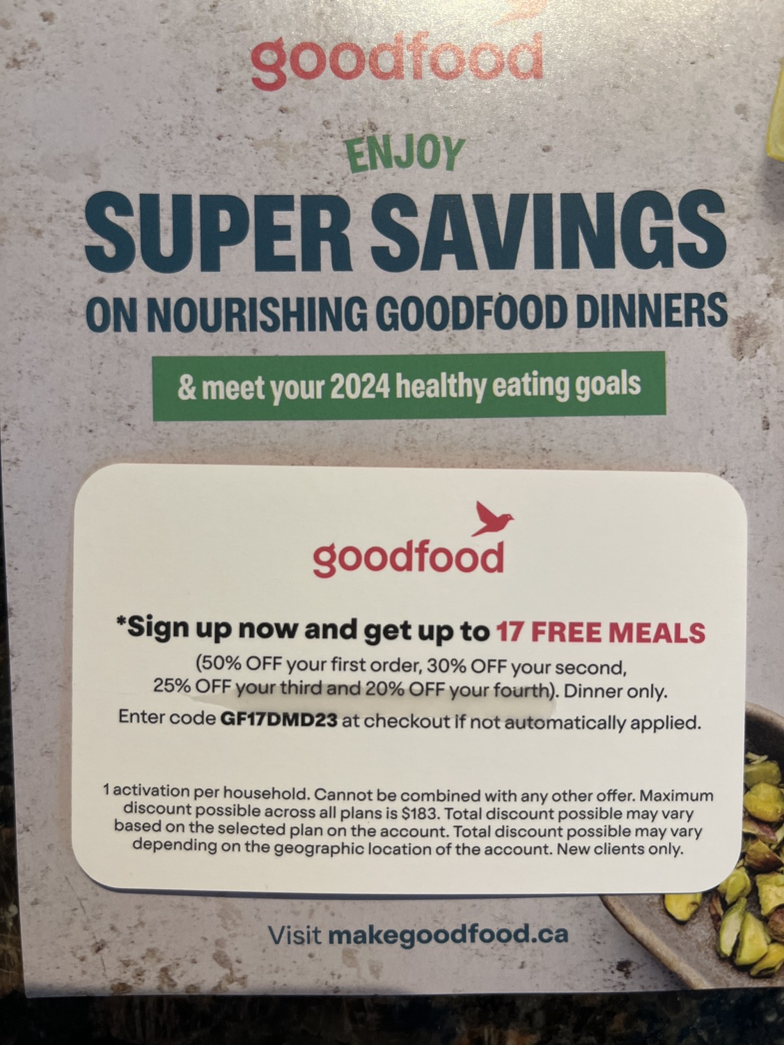 GoodFood coupon #freecycle image indicator(2)