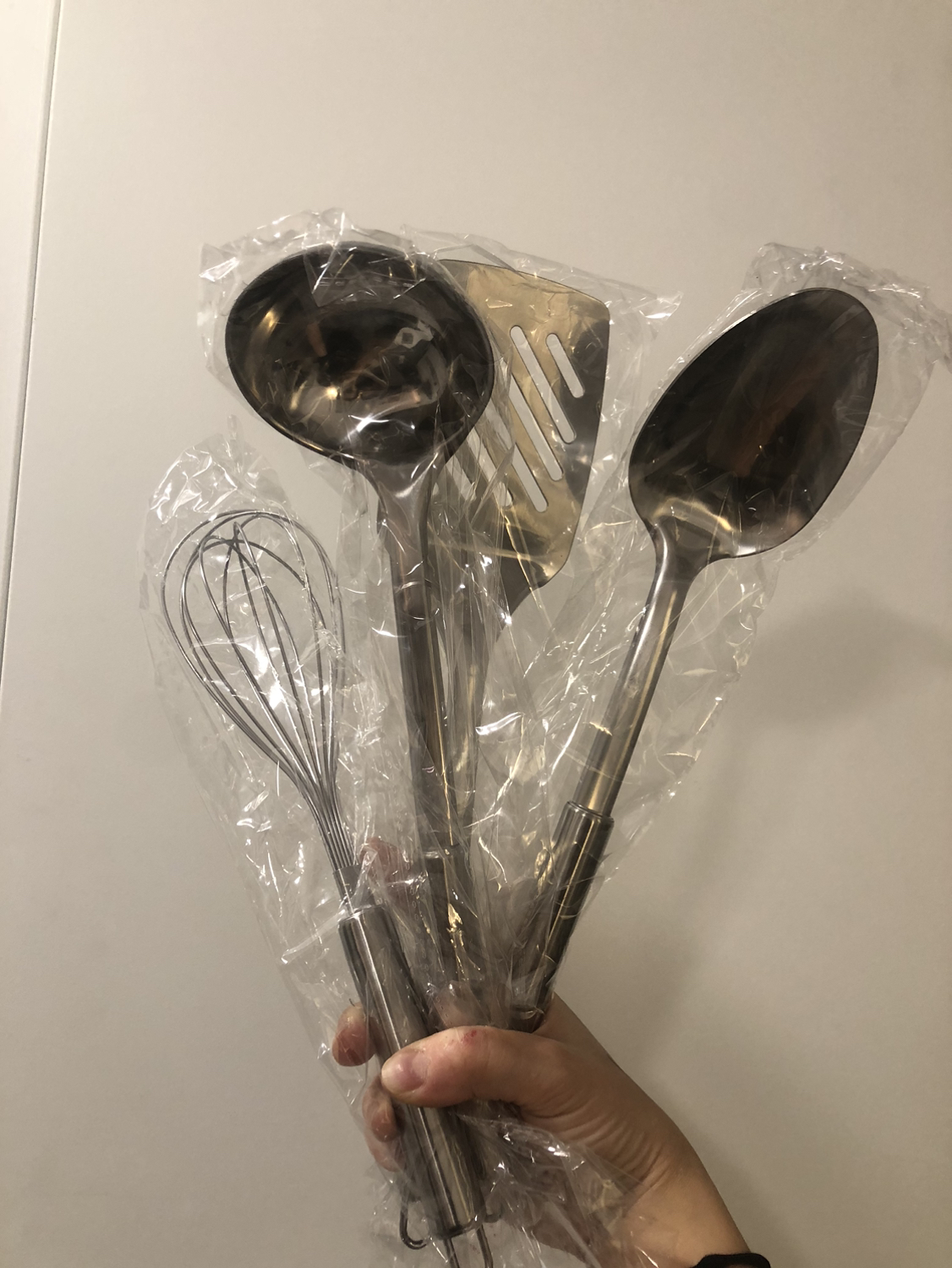 Stainless steel kitchen utensils thumbnail