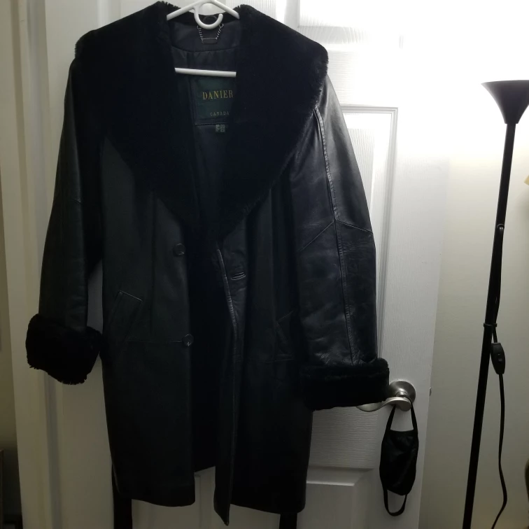 Danier leather women's w/fur