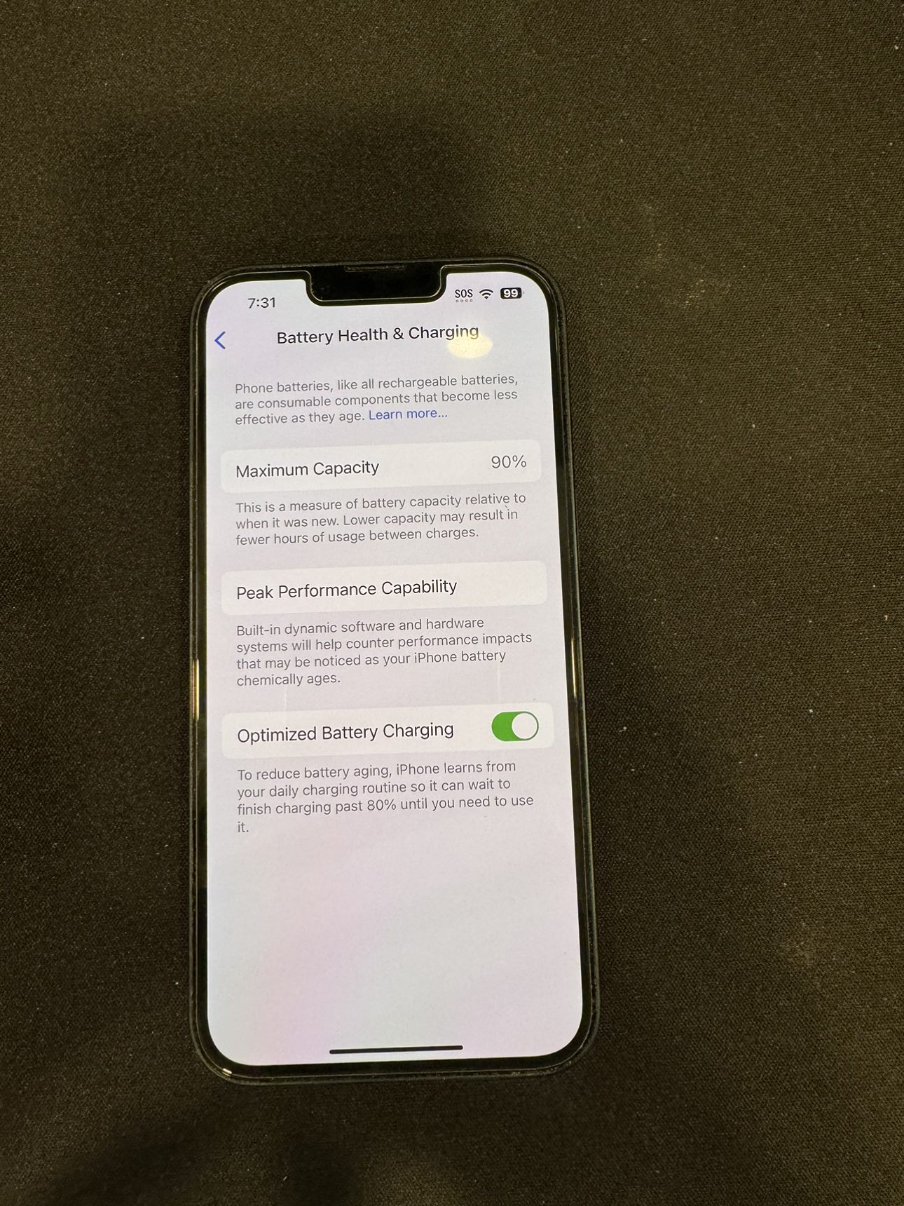 iPhone 13 128 GB Midnight Mint Condition - photo 3