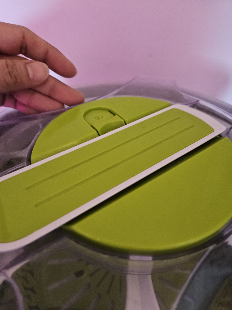 stainless steel salad spinner - photo 2