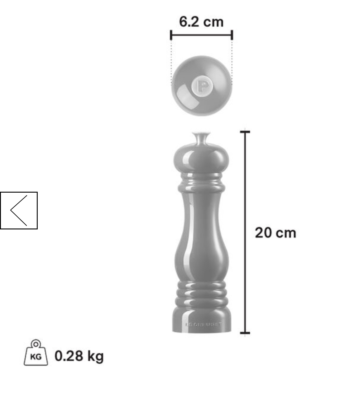 Le Creuset Pepper Mill - photo 3