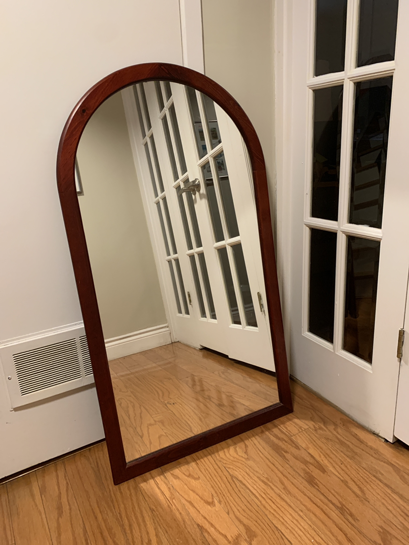 Miroir with mahogany frame thumbnail