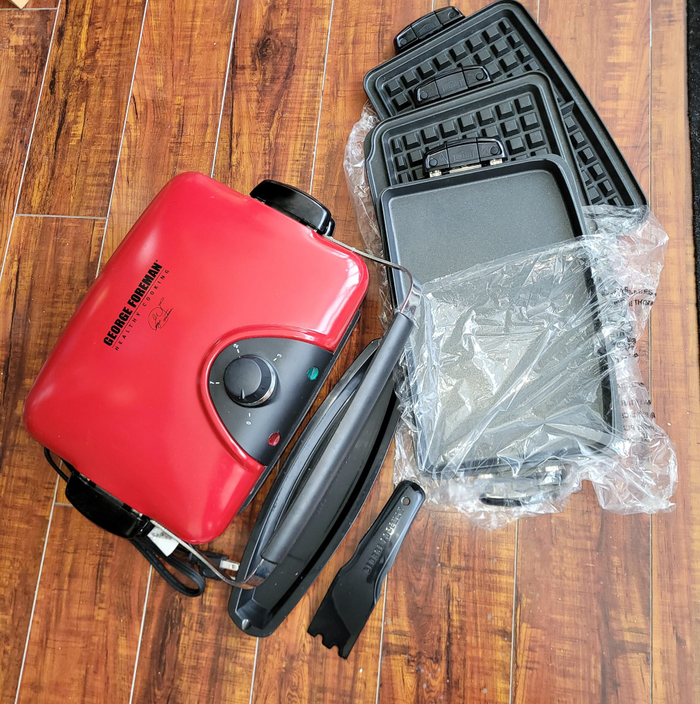 George Foreman removable plate grill - panini maker thumbnail