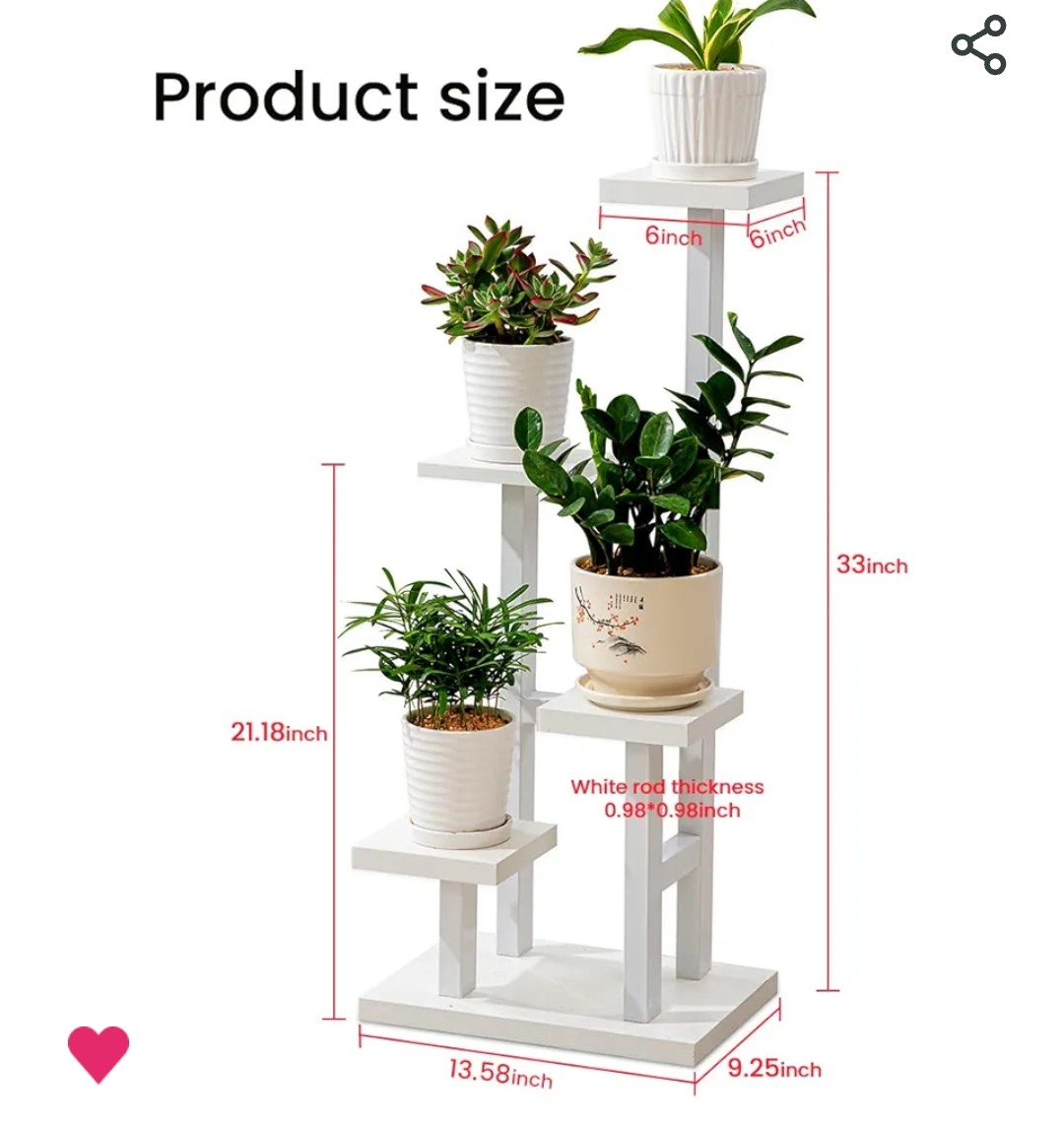 4 tier plant stand - photo 2