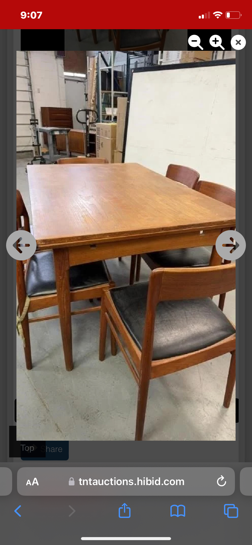 Denmark Teak design dining table with 6 chairs K.S stamped image indicator(2)