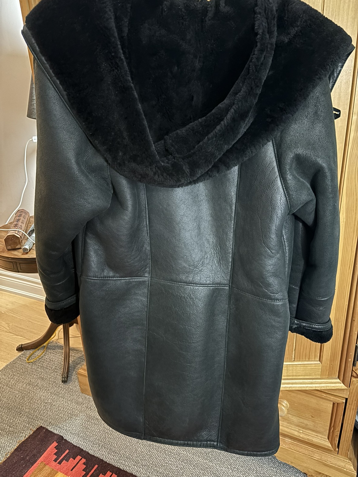 Vintage leather coat thumbnail