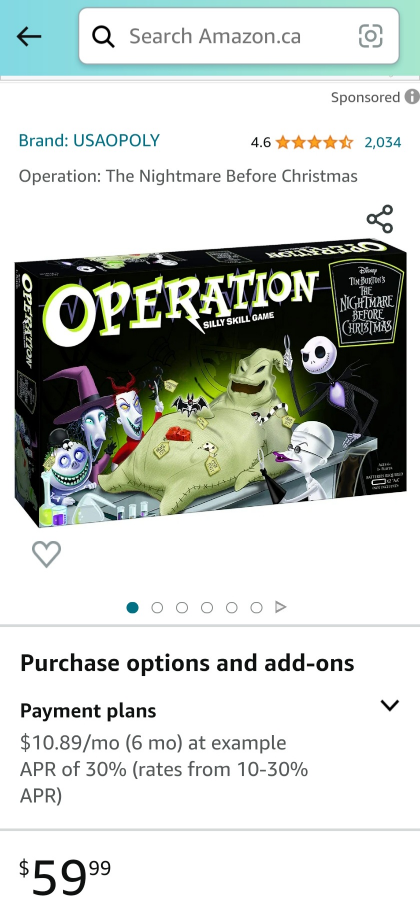 nightmare before Christmas operation game thumbnail