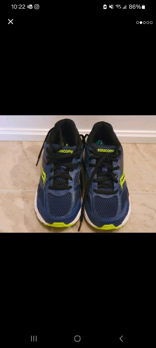 Brand New Saucony Cohesion 9 Lace Boy's Sneaker(Never Worn) image indicator(2)