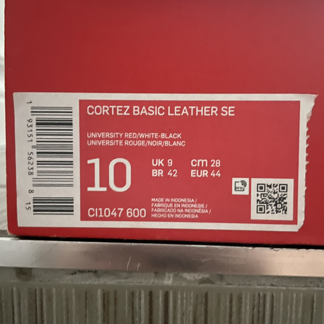 Nike Cortez Size 10 - photo 3