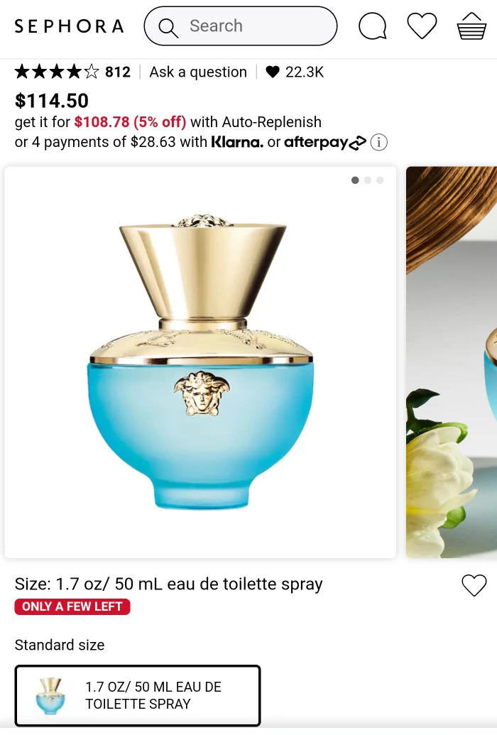 VERSACE Dylan Turquoise Perfume 50ml image indicator(3)