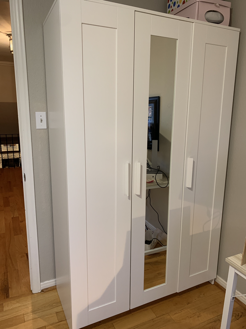 IKEA Armoire with mirror thumbnail