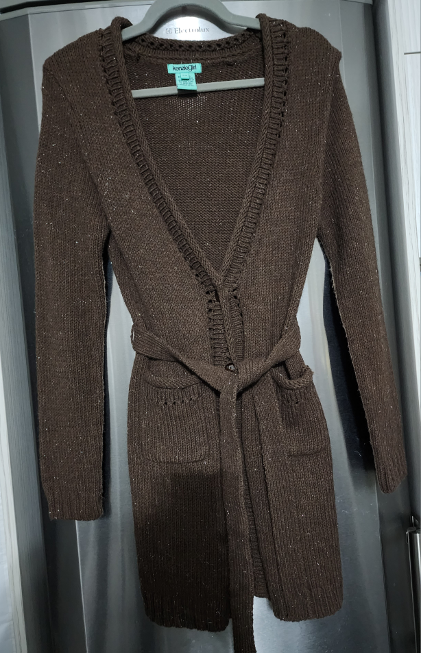 Long Cardigan Women/Girl  Size S/M + Scarf image indicator(3)