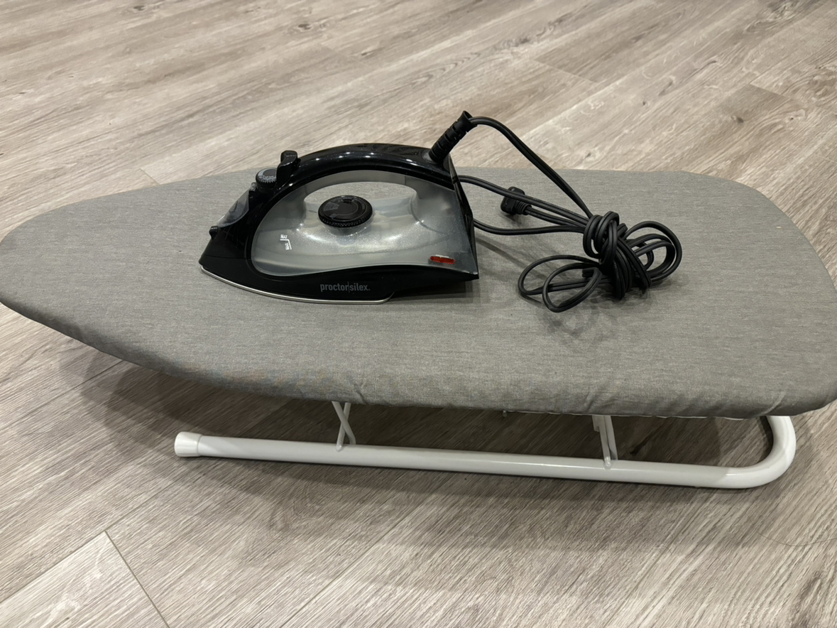 Irons & ironing board
