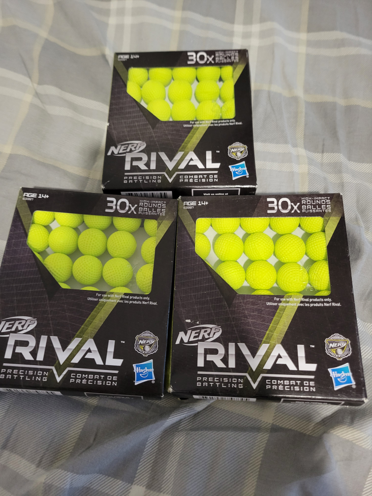 Nerf rival ammo