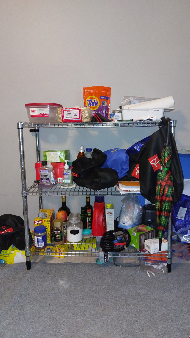 ikea steel Rack, ..it can be disassemble.