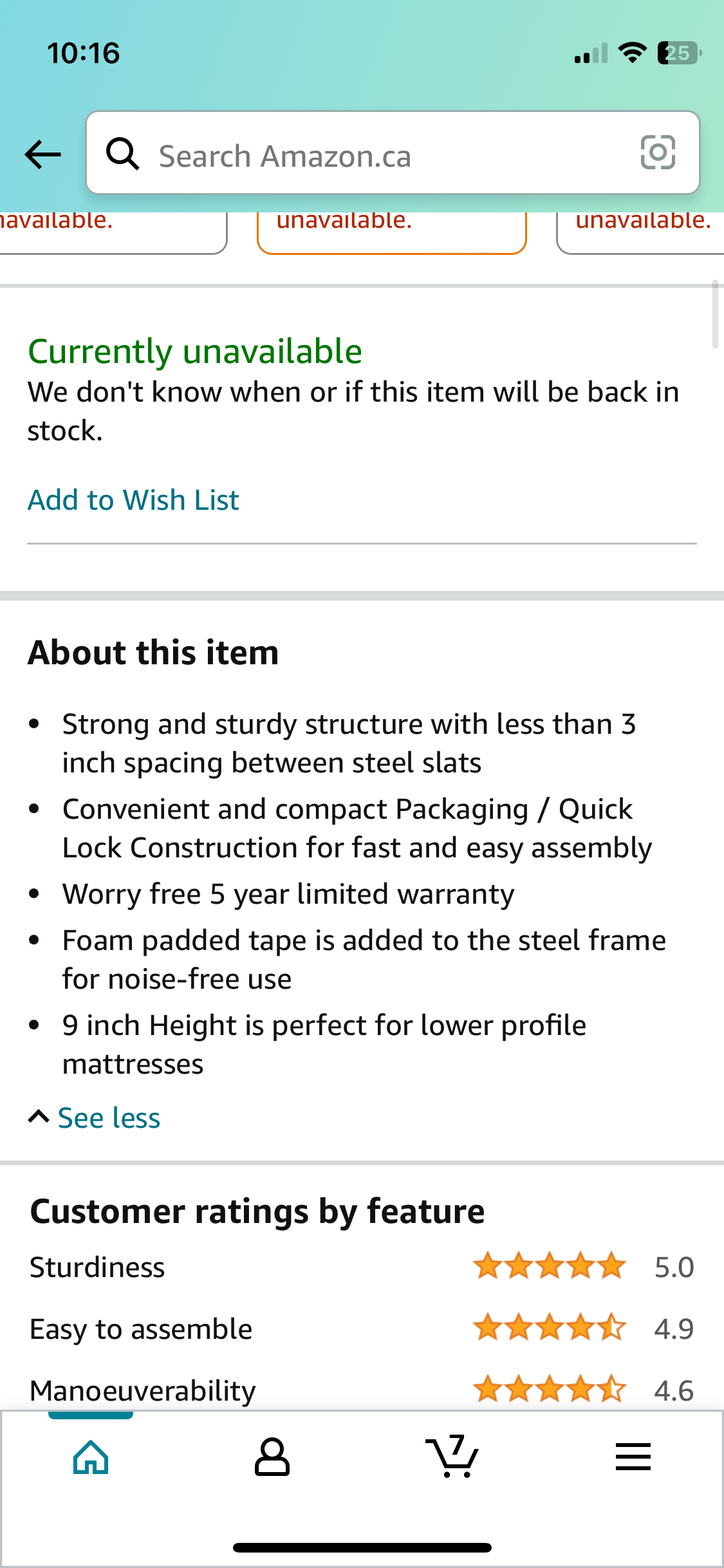 (Queen)Box frame, Box spring - photo 5