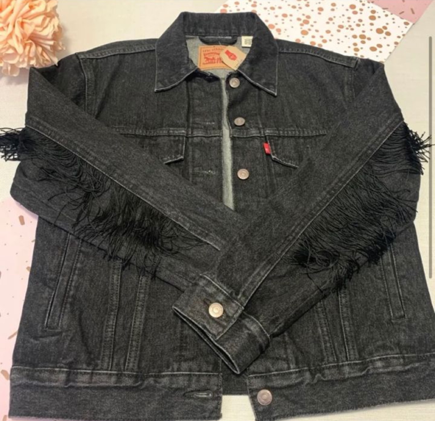 Levi's Fringe Trucker Denim Jacket - photo 2
