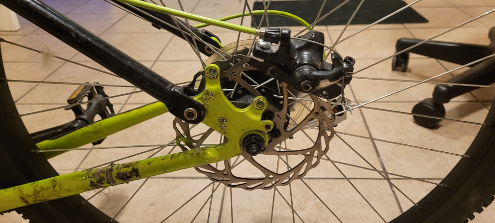 full suspension frame with extras