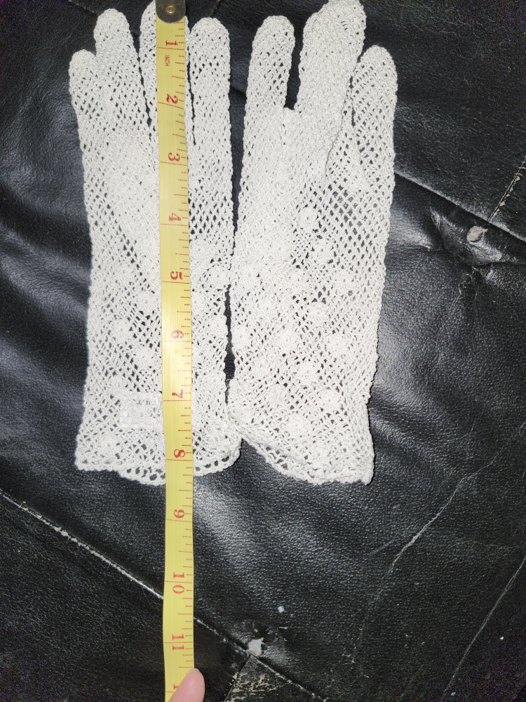 White Net Gloves - photo 2