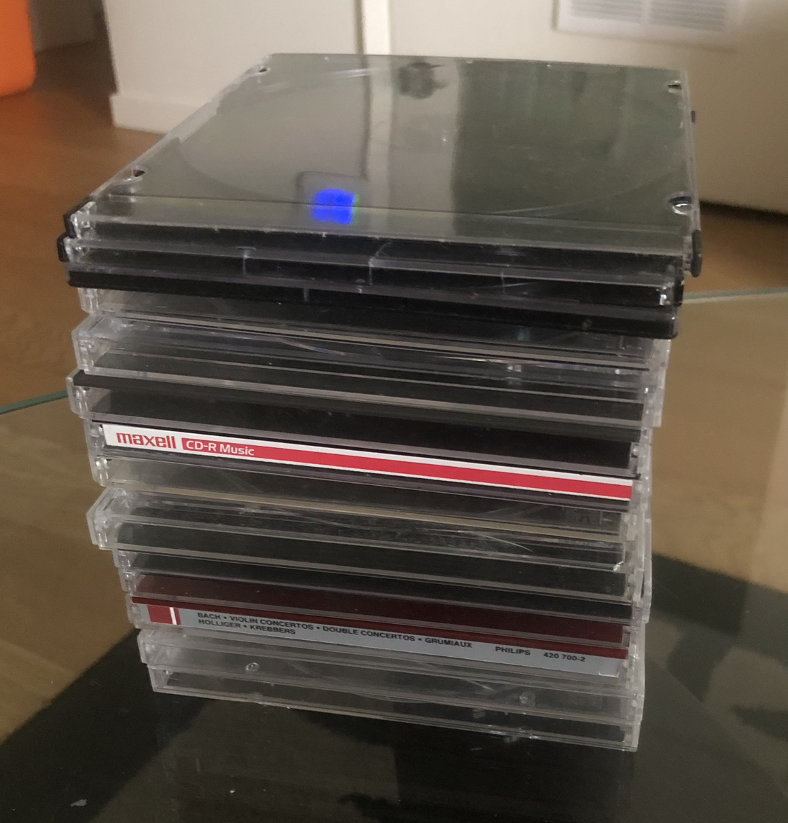 14 empty CD cases #freecycle thumbnail