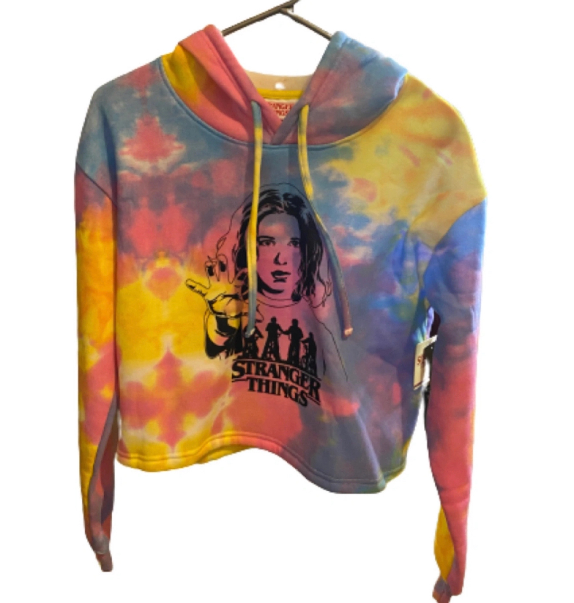 Stranger Things tie dye hoodie thumbnail