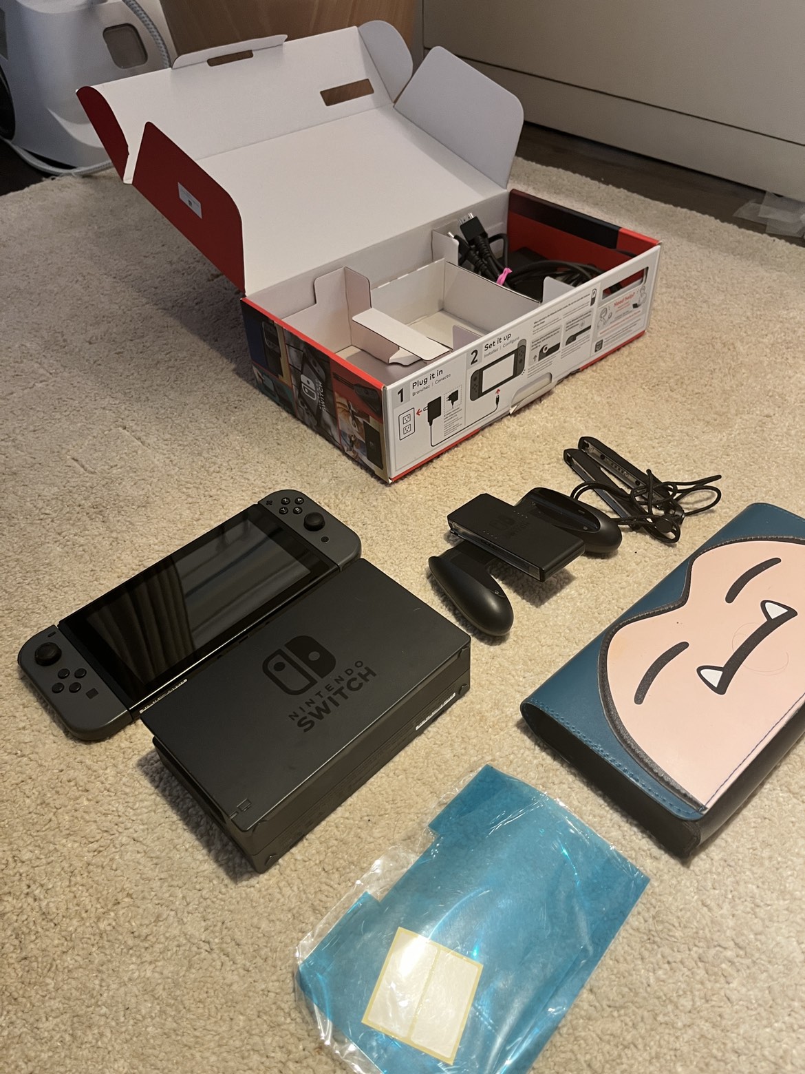 Nintendo Switch with Case