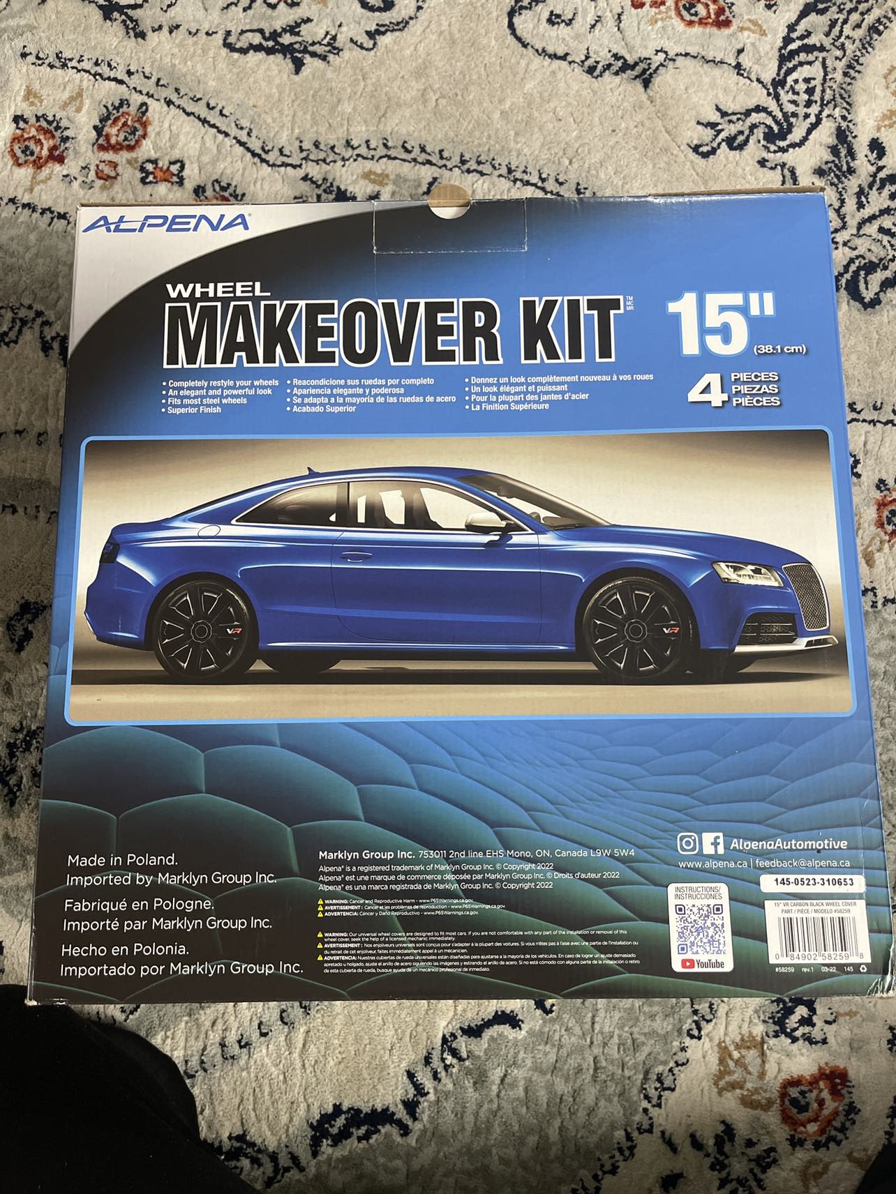 Alpena Wheel Makeover Kit 4pc thumbnail