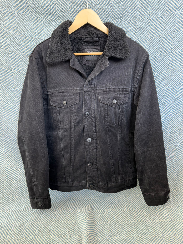 CLOSET CLEAN UP - Zara Sherpa Denim Jacket