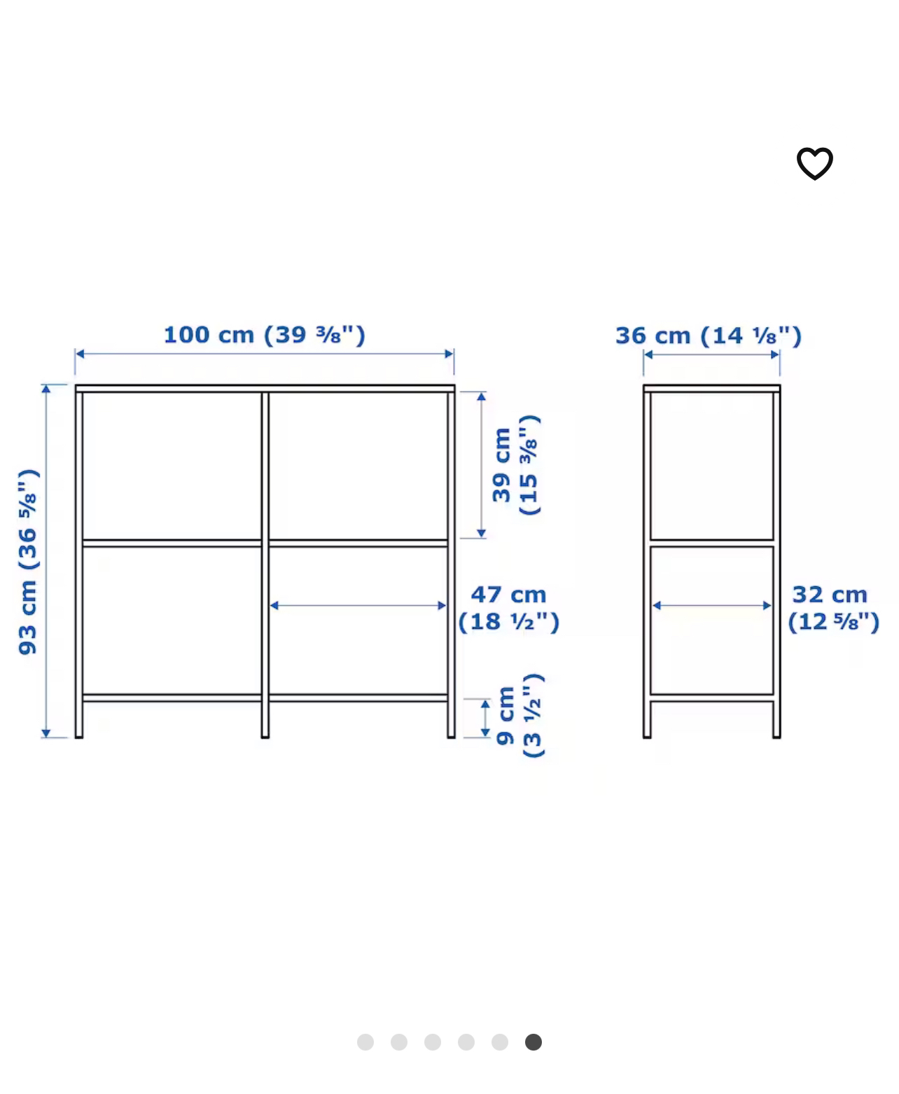 Vittsjo Shelving Unit image indicator(2)