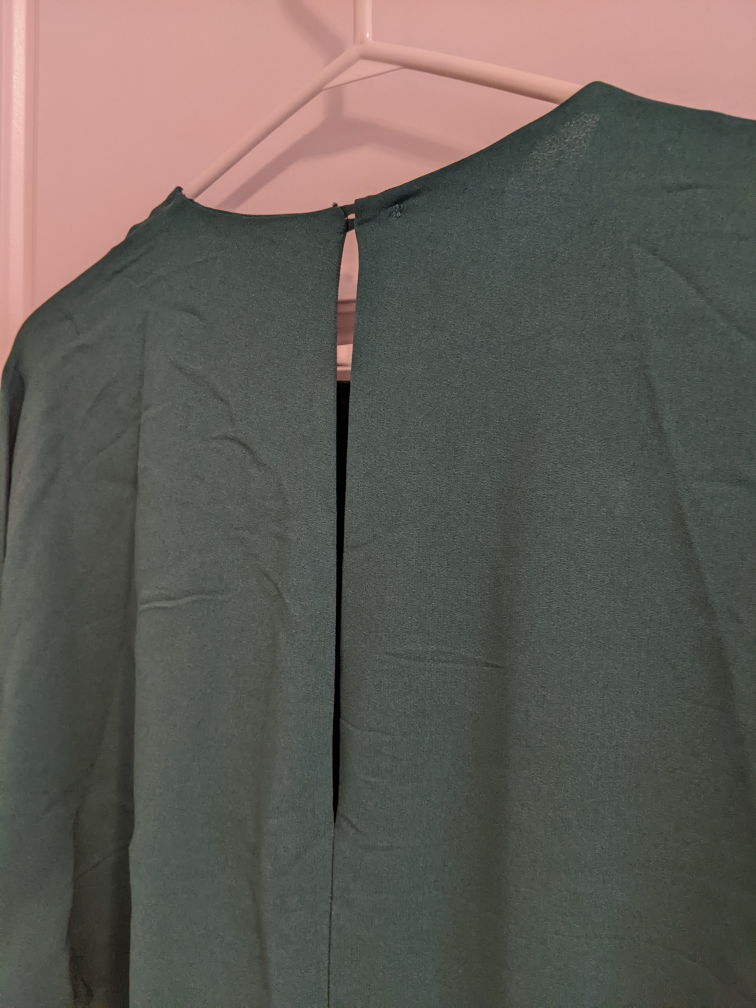 Massimo Dutti Women's Midi Dress (Green) image indicator(4)