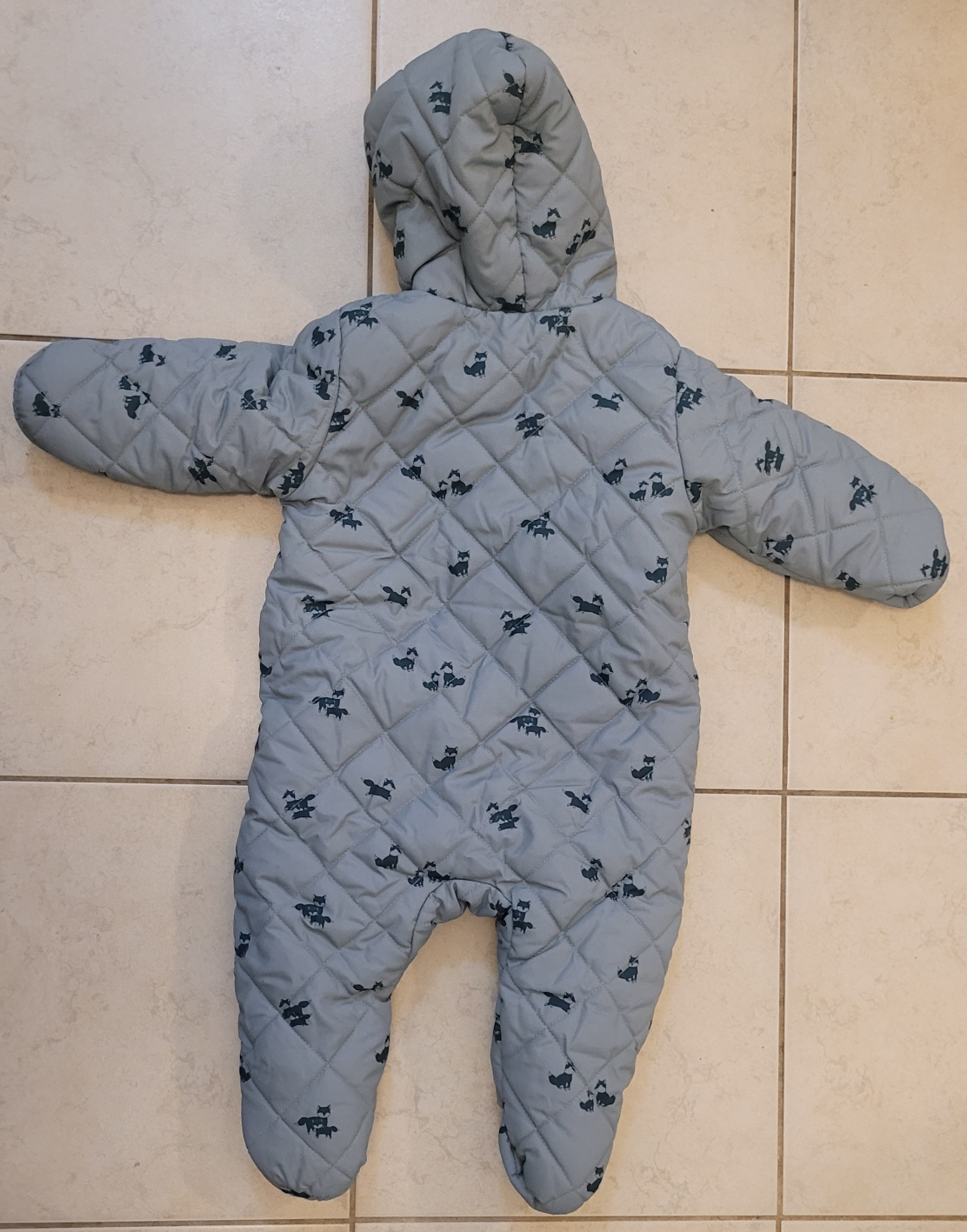 6-9M Fox Baby Snowsuit - Like NEW! - photo 3