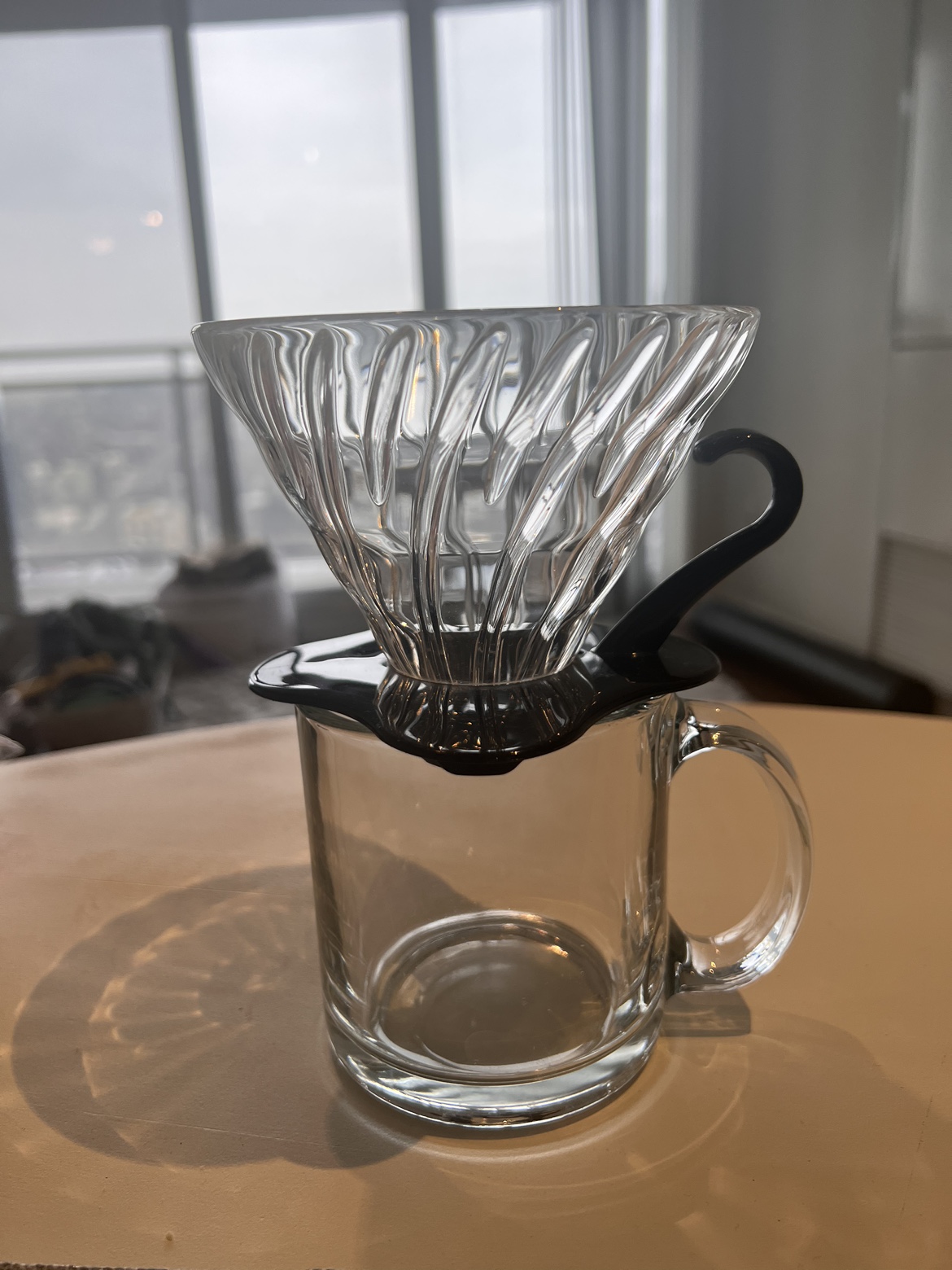 Hario v60 coffee pour over dripper, filter, and cup image indicator(2)