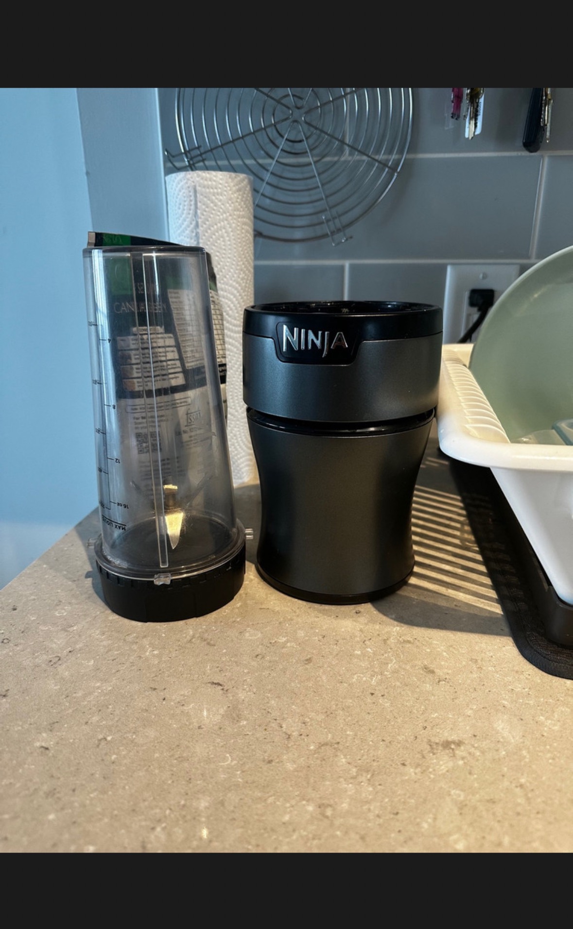 Canadian Tire Ninja  Nutri Personal Blender w/ 2 Travel Jars