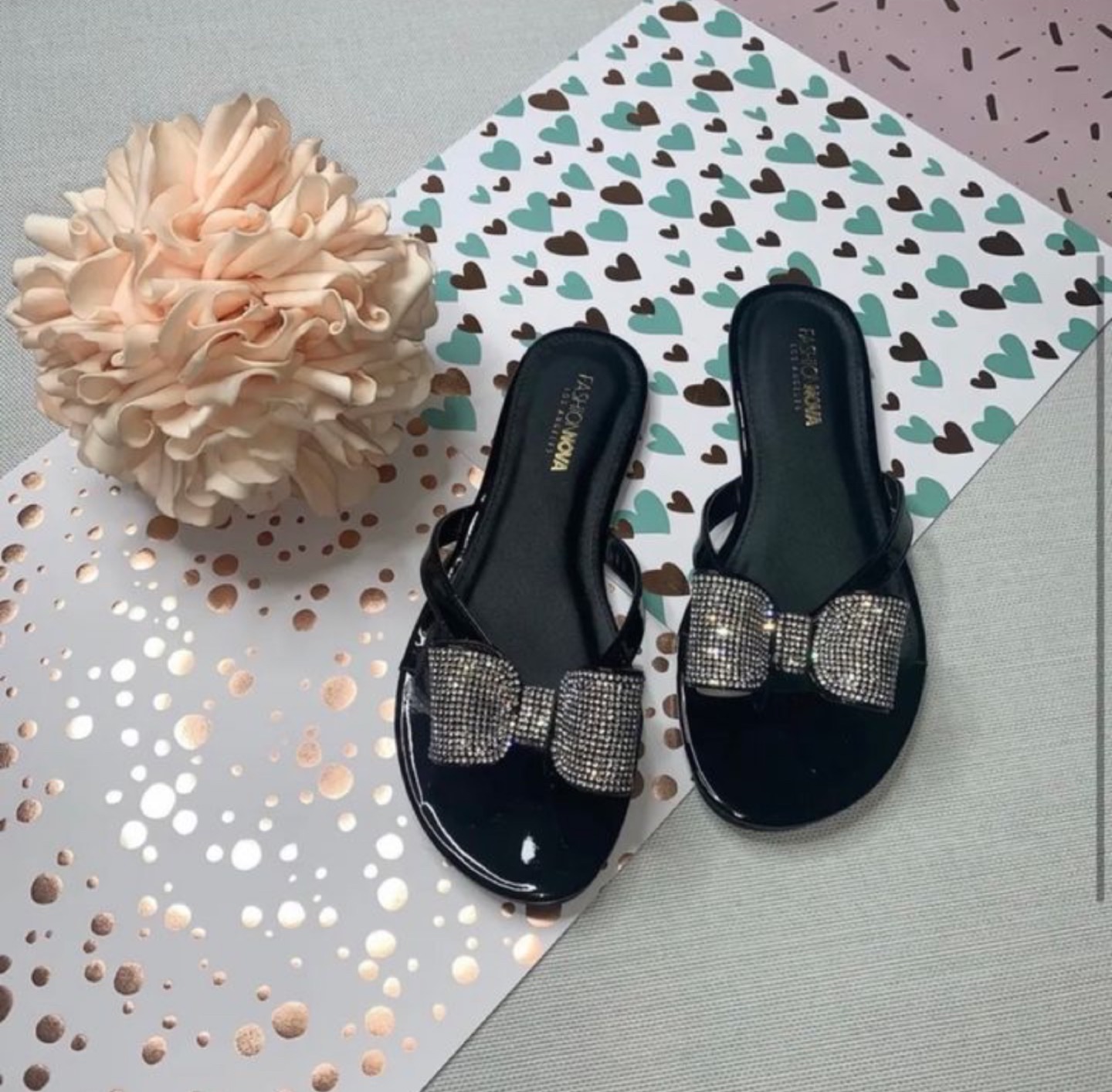 Fashion Nova' Bow Tie Sandals - photo 2