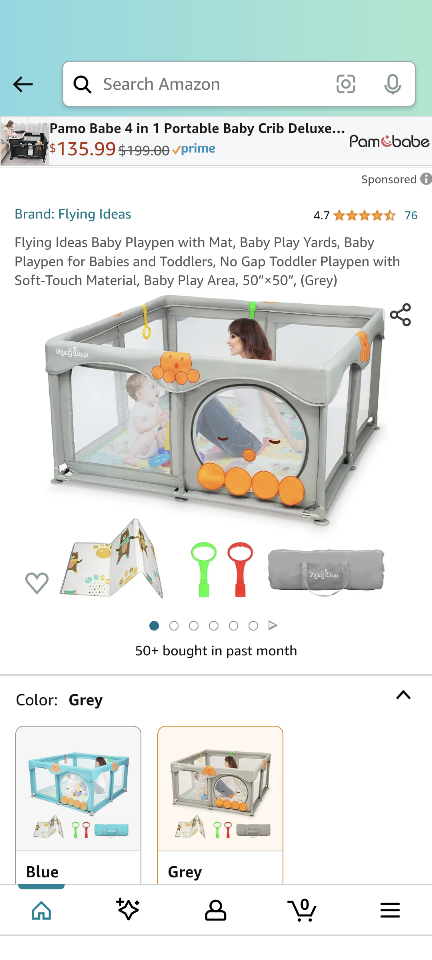 Soft-Touch Material, Baby Play Area,