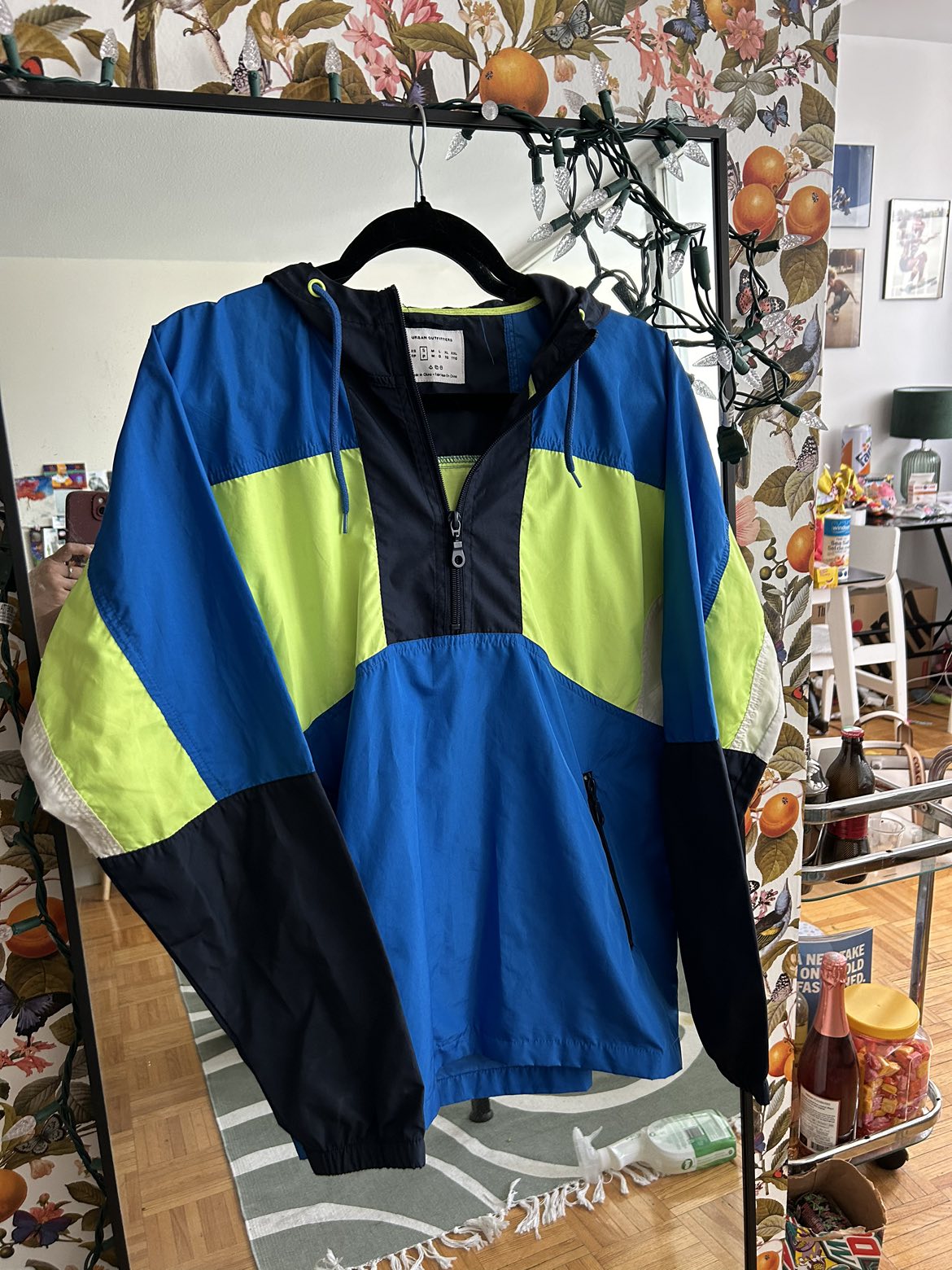 Urban Outfitters Neon Windbreaker thumbnail