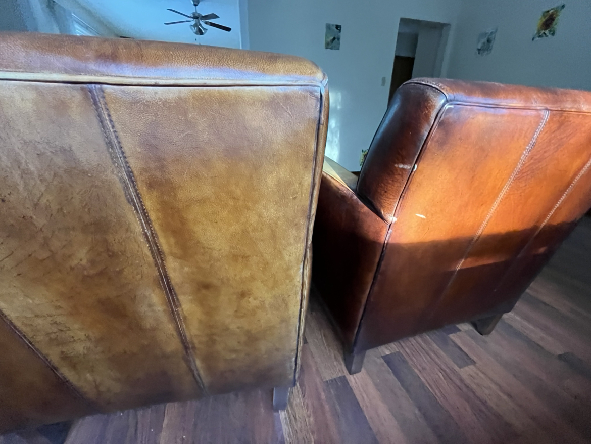 Two Leather Chairs - photo 5