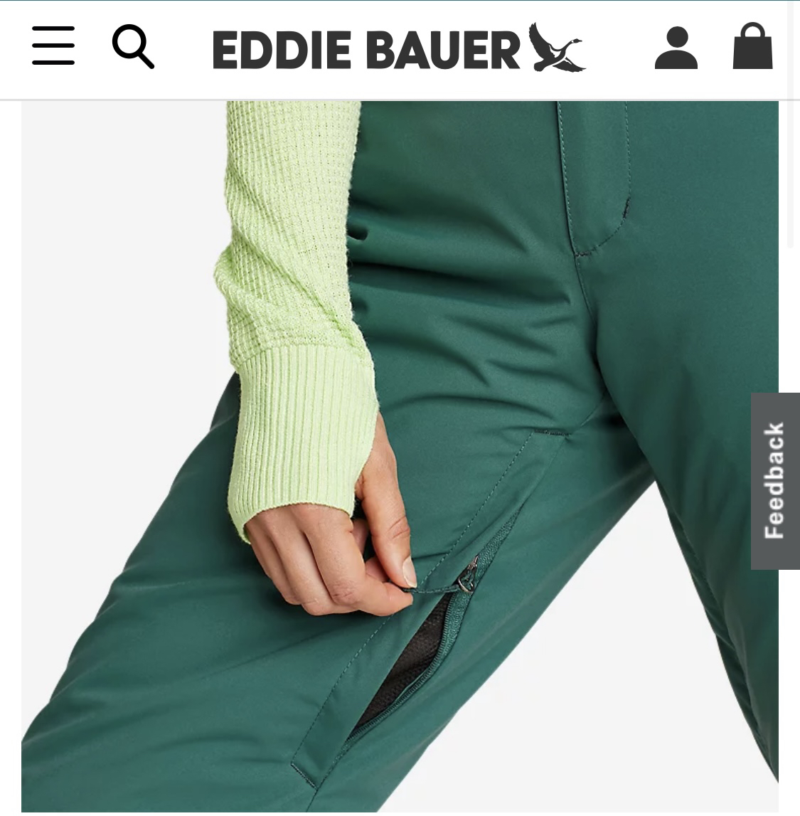 🥕Eddie Bauer Powder Search 2.0 Insulated Pants image indicator(8)