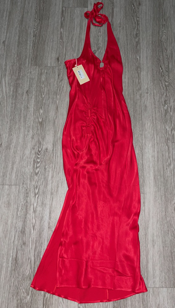 *TAGS ON* Meshki Red Slit Midi Tanja Dress - photo 2