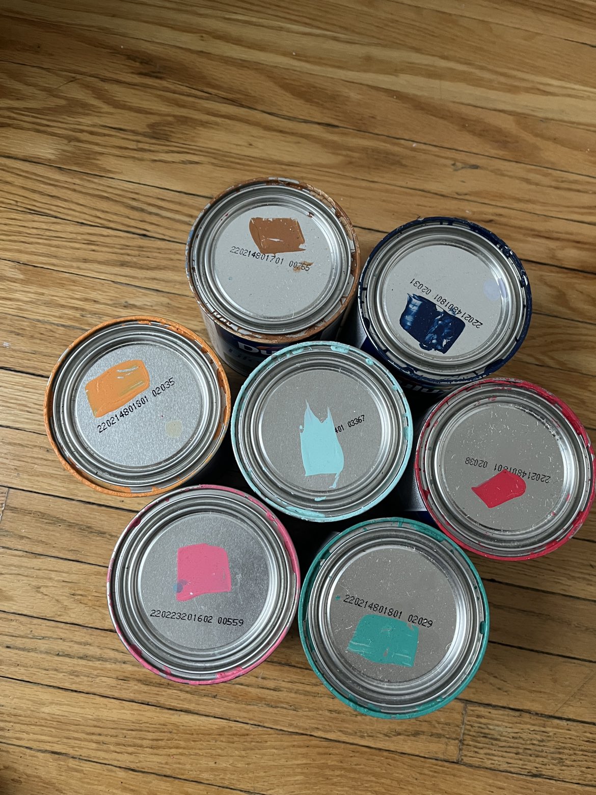 Dulux quart pint paint cans image indicator(2)