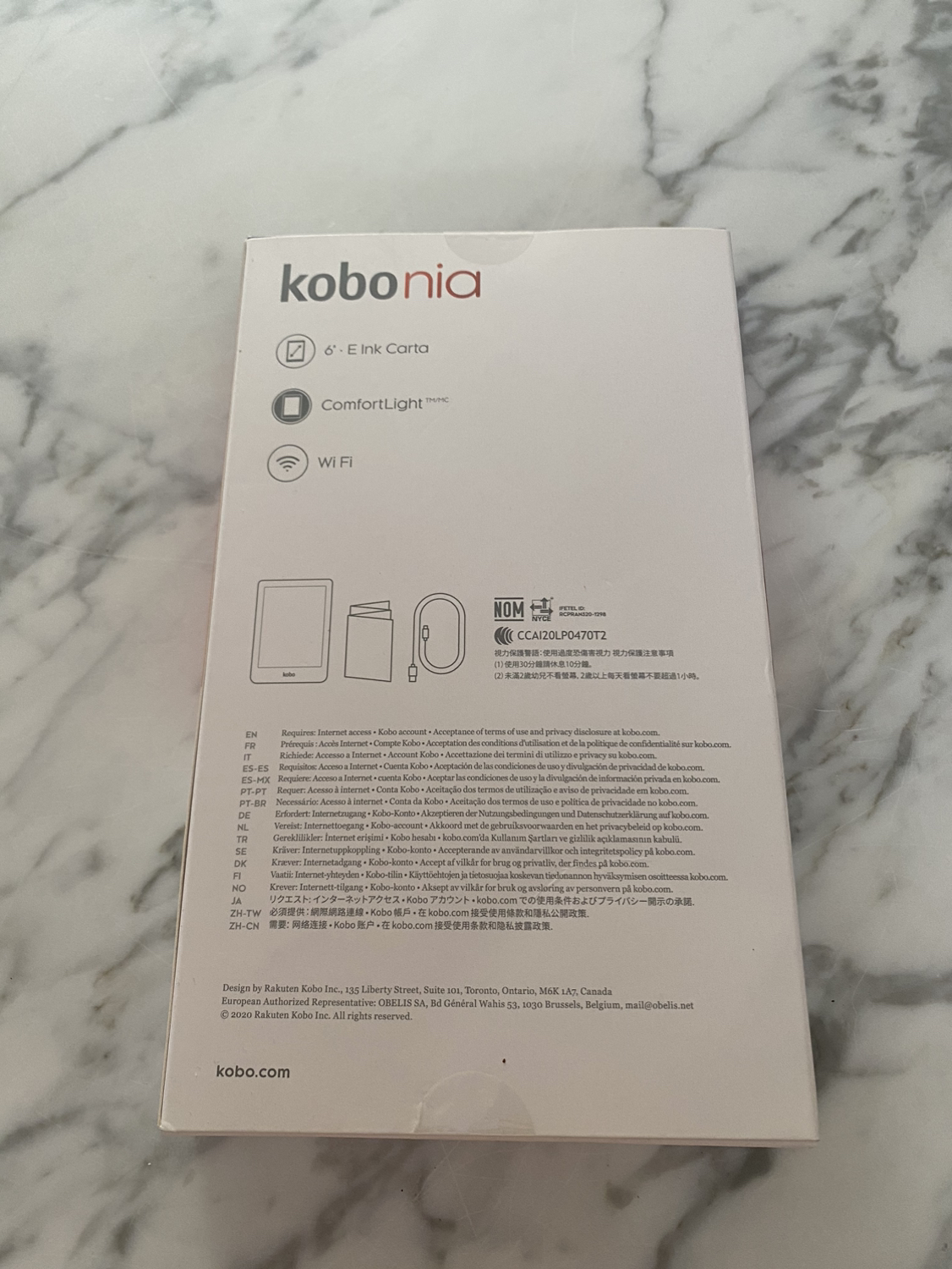 e-reader Kobo Nia, 6 inch. Brand new image indicator(2)